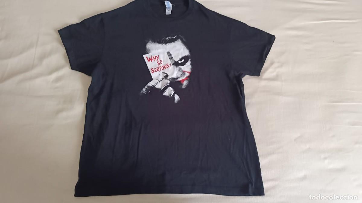 Segunda mano: CAMISETA JOKER WHY SO SERIOUS - TALLA M