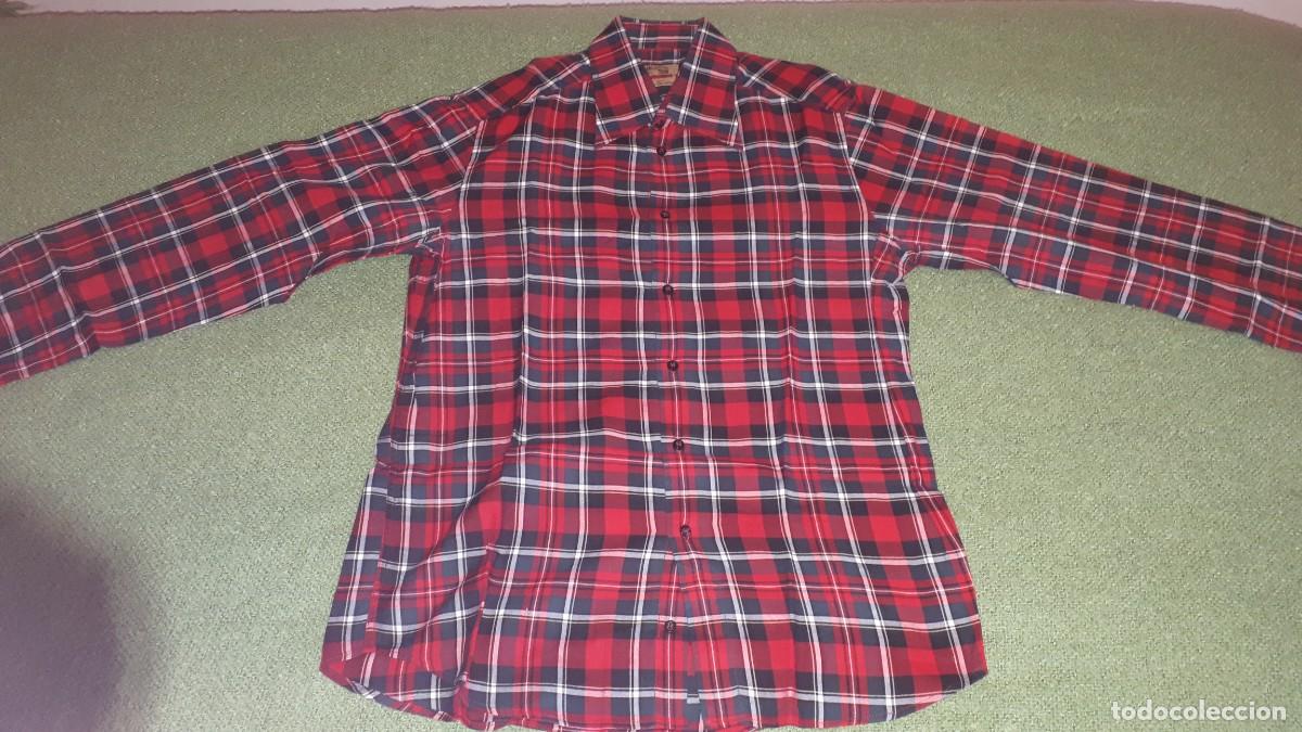 Segunda mano: CAMISA CABALLERO CUADROS MANGA LARGA - ZARA MAN - TALLA XL.