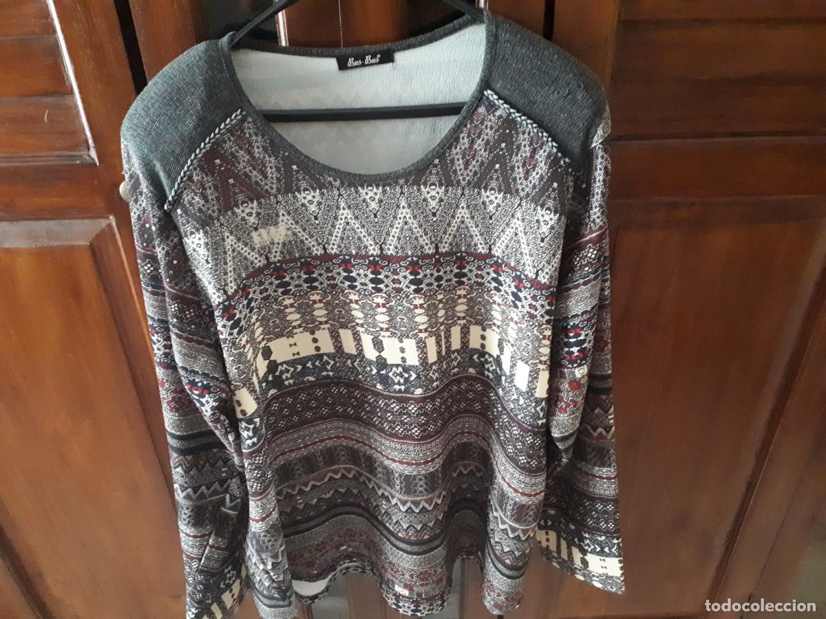 Segunda mano: CAMISETA SE&Ntilde;ORA MANGA LARGA - BUS BUS - TALLA XXL