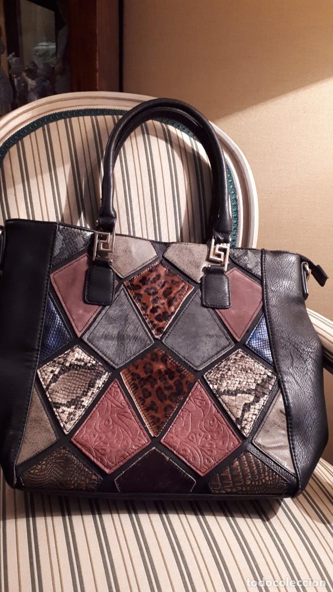 Segunda mano: BOLSO POLIPIEL PATCHWORK - Foto 1