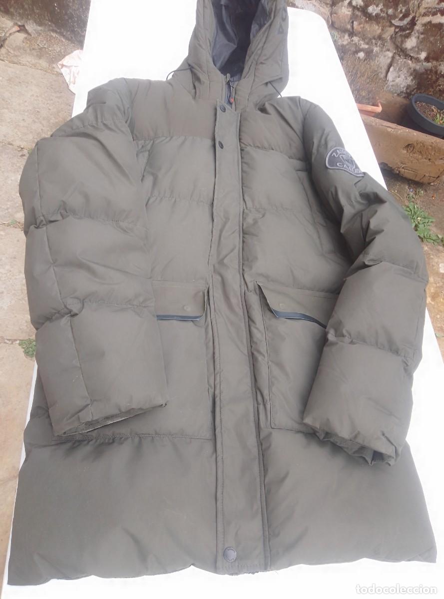 Segunda mano: Abrigo tipo plumas, chaquet&oacute;n, anorak. Zavetti Canad&aacute;. Verde oscuro. Talla L