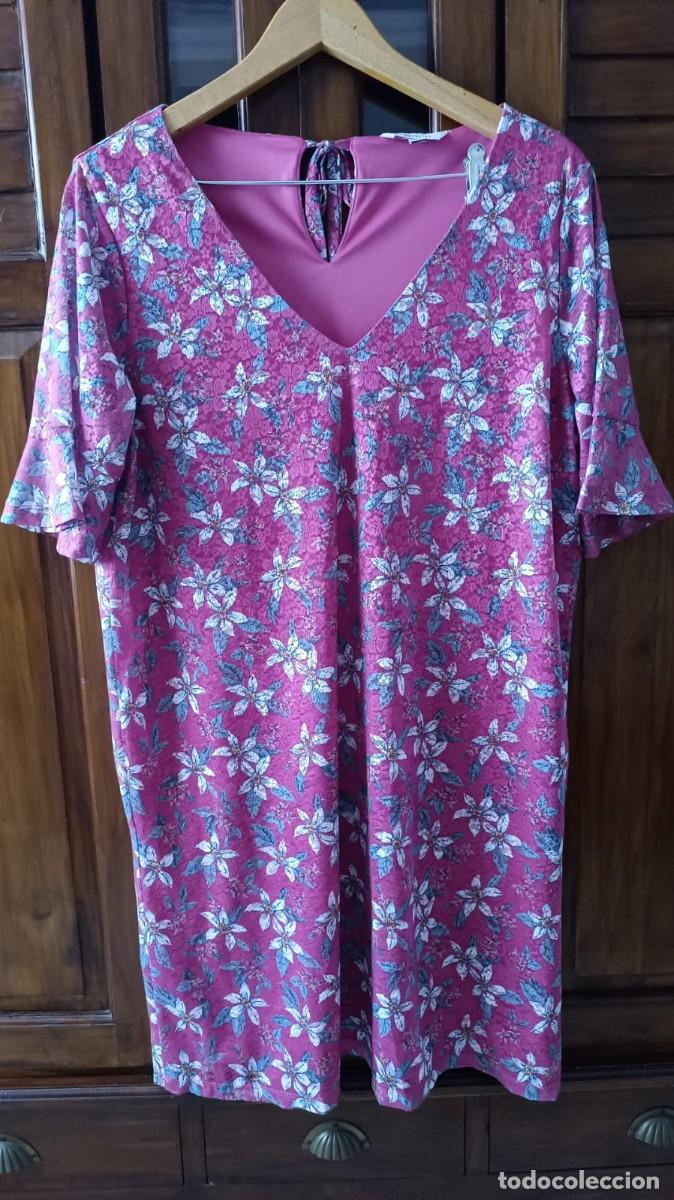 Segunda mano: VESTIDO ESTAMPADO FLORAL - CORTEFIEL WOMAN - TALLA XL.