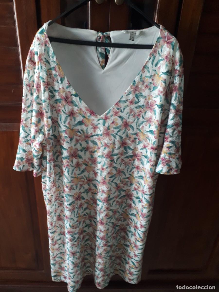 Segunda mano: VESTIDO SE&Ntilde;ORA ESTAMPADO FLORAL - CORTEFIEL WOMAN - TALLA XXL.
