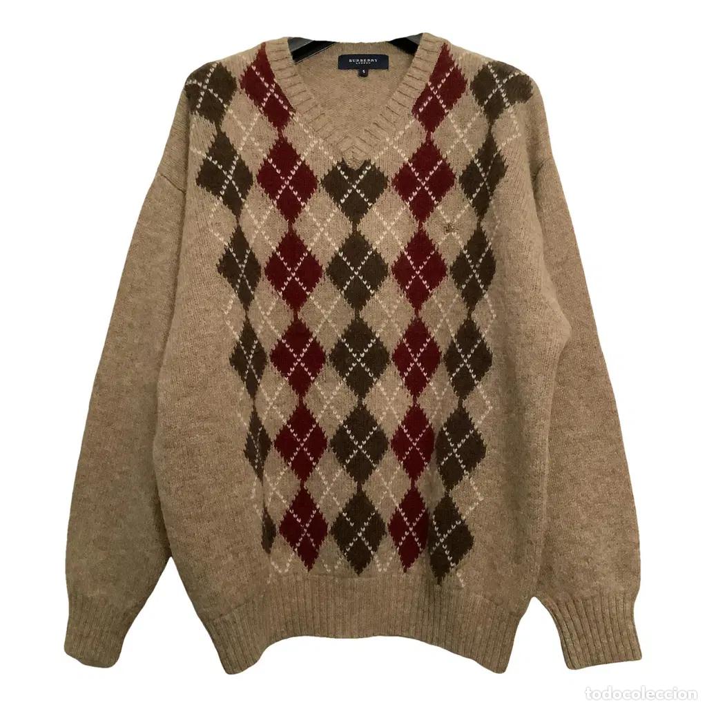 Segunda mano: Burberry Jersey de Lana numero 8 International Muy buen estado Beige, Lana