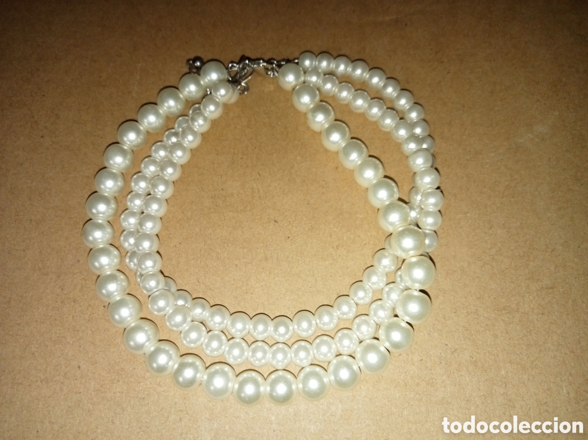Segunda mano: Pulsera imitaci&oacute;n perlas