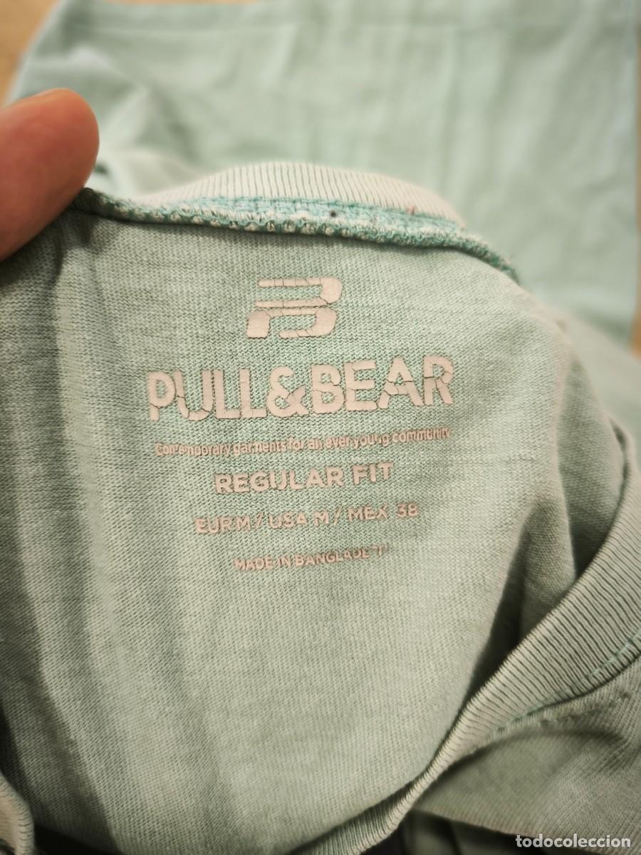 Segunda mano: Camiseta Pull&Bear Verde Menta Talla M &ndash; B&aacute;sico De Algod&oacute;n, Color Suave Y Combinable Con Todo - Foto 3