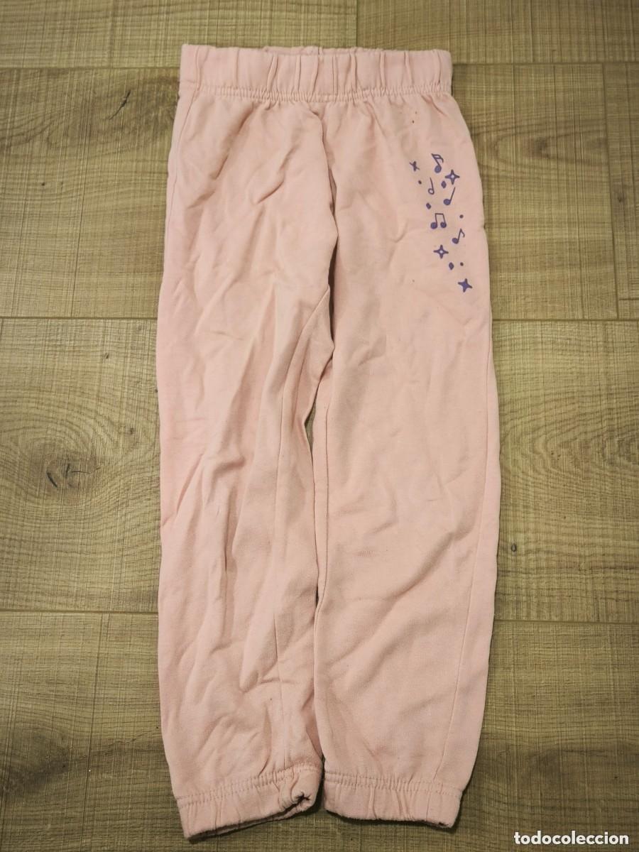 Second-Hand: Pantal&oacute;n Ch&aacute;ndal Ni&ntilde;a Rosa Con Notas Musicales &ndash; Talla 5-6 A&ntilde;os &ndash; C&oacute;modo Y Bonito