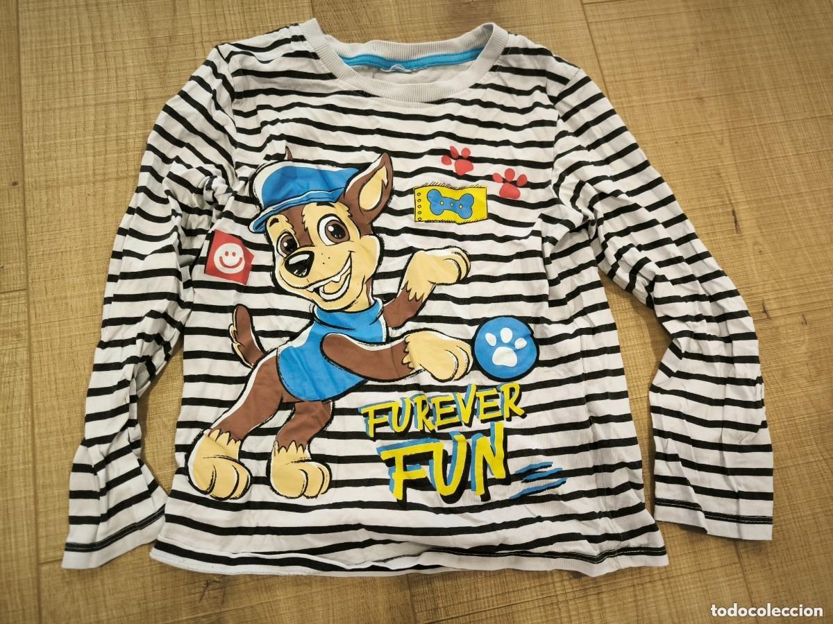 Second-Hand: Camiseta Patrulla Canina Chase Infantil Manga Larga Talla 8 A&ntilde;os Forever Fun