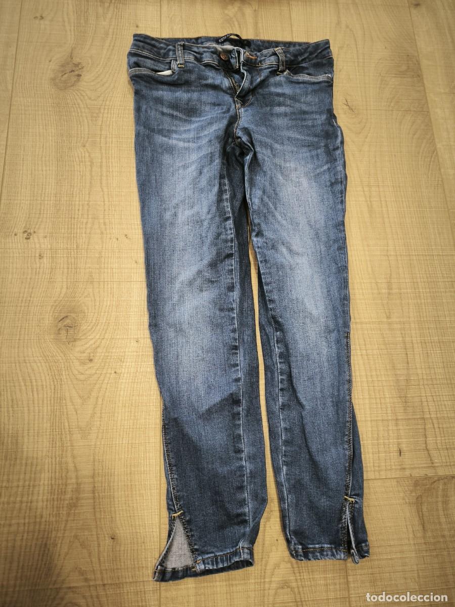 Second-Hand: Pantal&oacute;n Vaquero Zara Basic Denim Azul Talla 36 &ndash; Jeans De Mujer C&oacute;modos Y Con Estilo