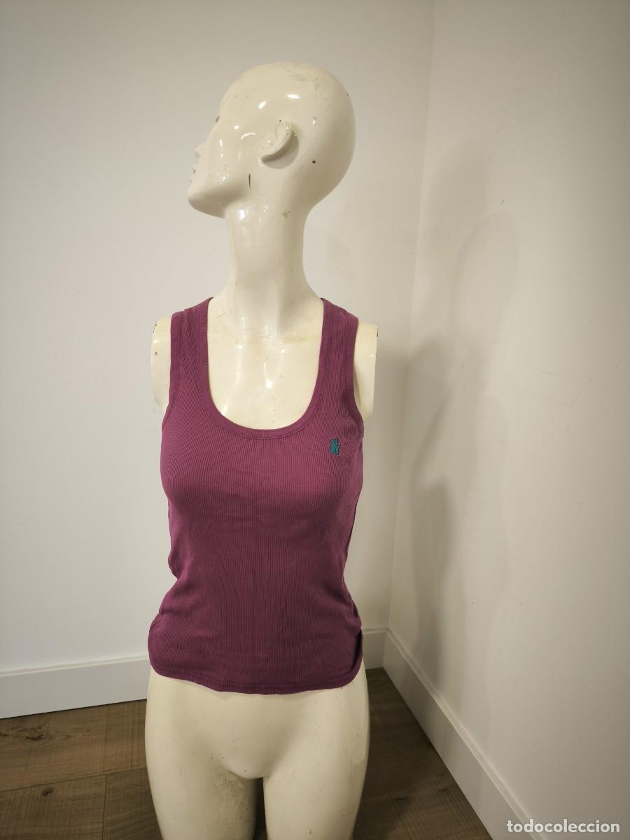 Second-Hand: Camiseta De Tirantes Sfera Granate De Mujer Talla M &ndash; Prenda B&aacute;sica C&oacute;moda Y Muy Combinable
