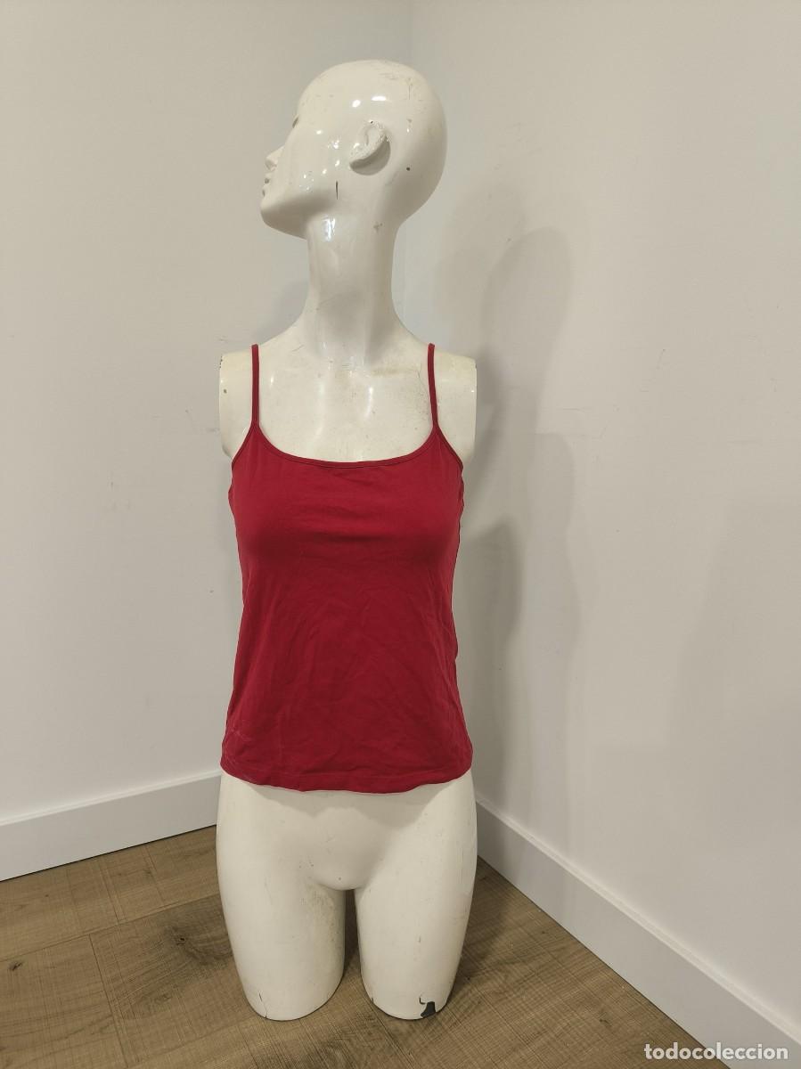 Second-Hand: Camiseta De Tirantes Roja Okeysi Collection Talla XS &ndash; Top B&aacute;sico De Mujer Para Verano