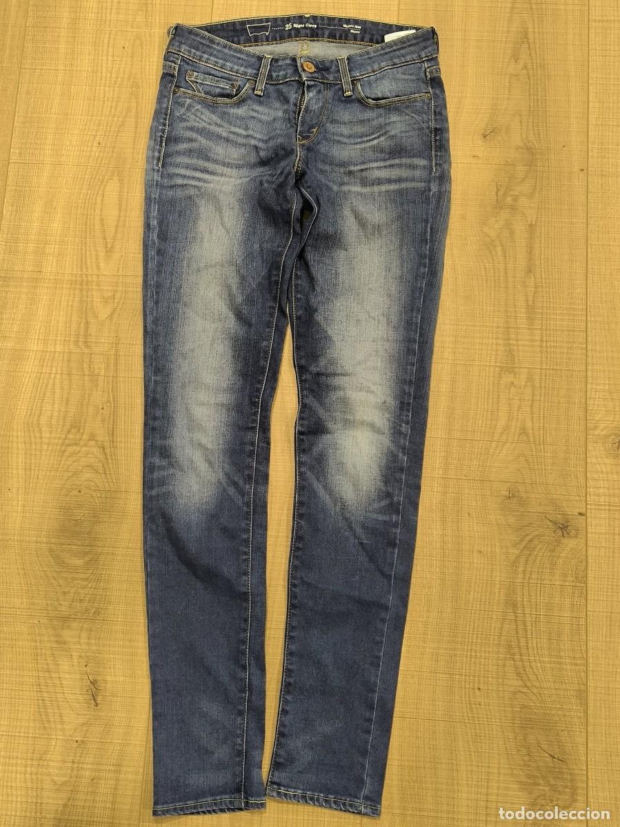 D'Occasion: Vaqueros Levi's Mujer W25 L32 Skinny Modern Rise &ndash; Jeans Pitillo Slight Curve