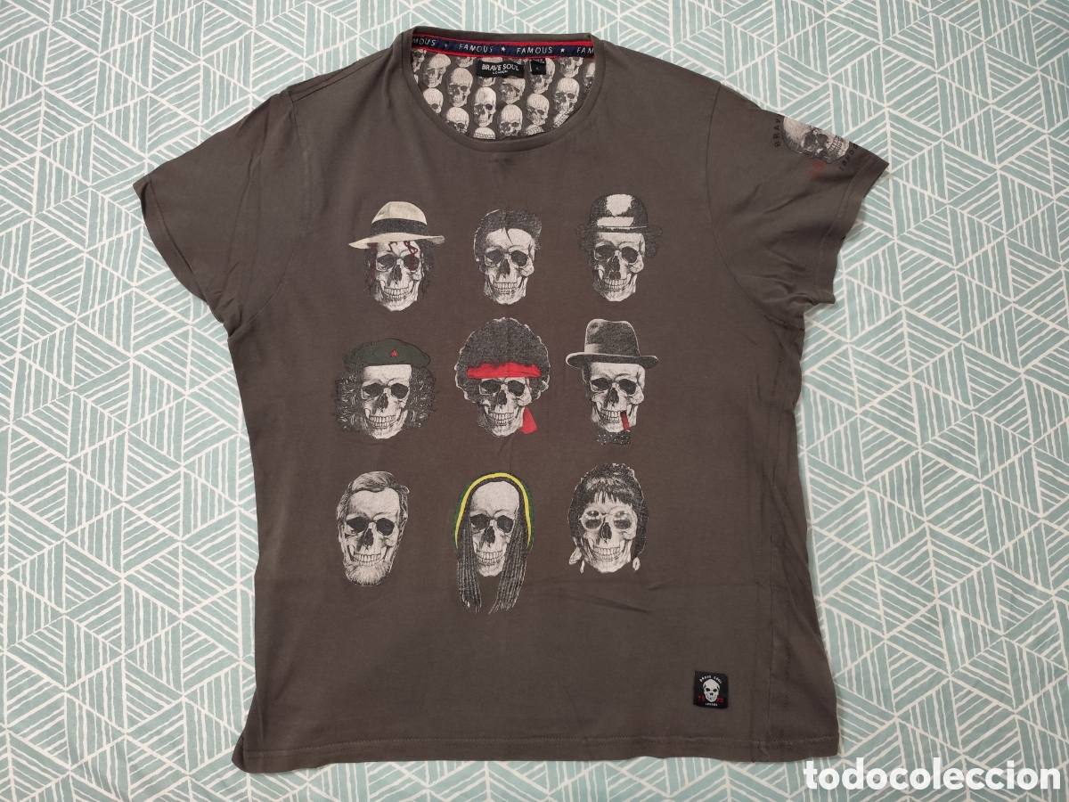 Segunda mano: Camiseta Brave Soul, Calaveras Lennon, Marley, Michael Jackson...