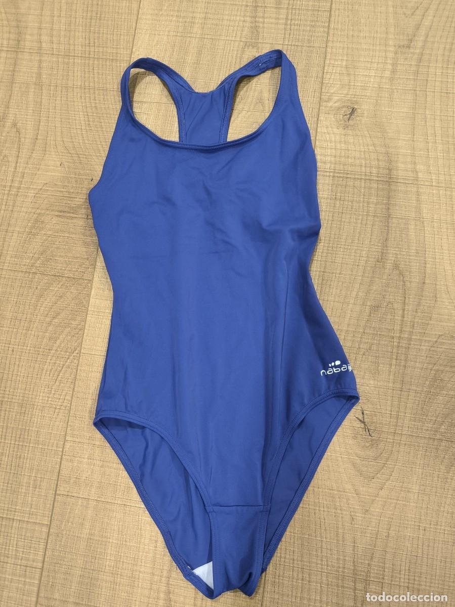 D'Occasion: Ba&ntilde;ador Mujer Nabaiji Azul Talla XS &ndash; Espalda Nadadora Nataci&oacute;n Piscina