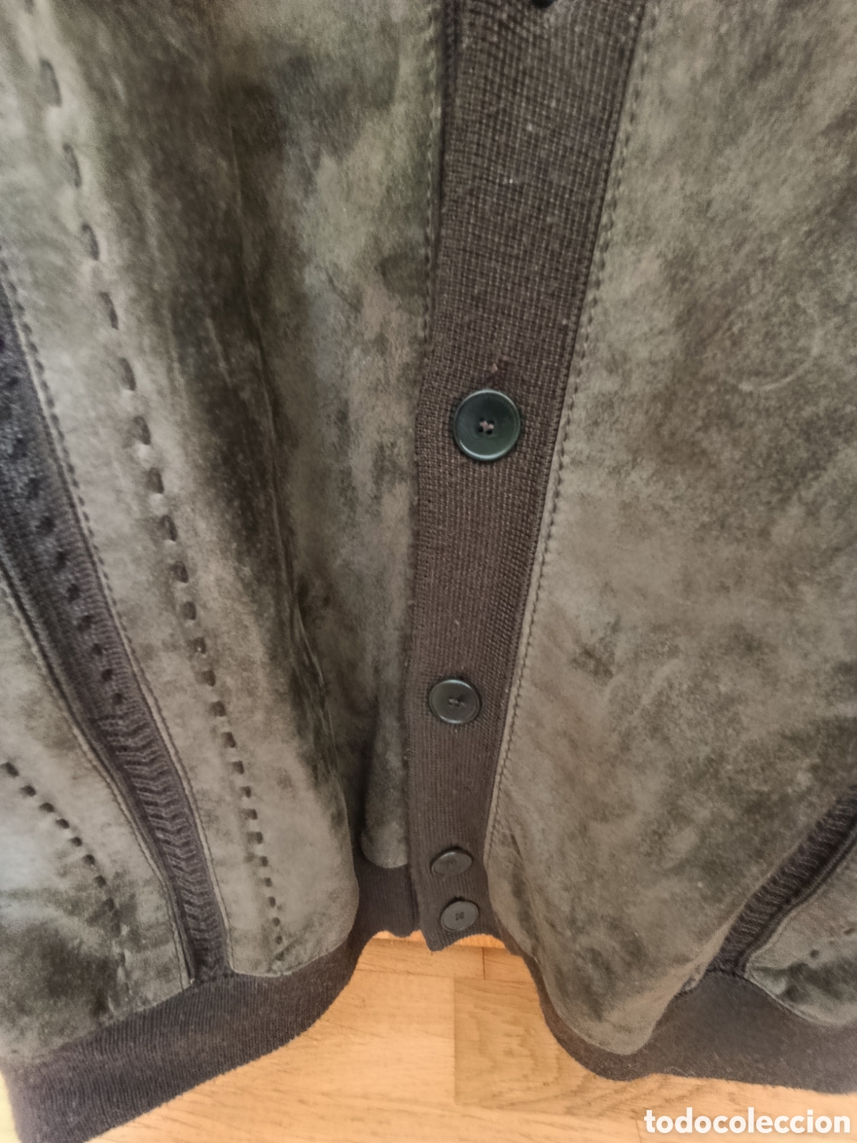Segunda mano: Chaqueta de piel y textil - Foto 5