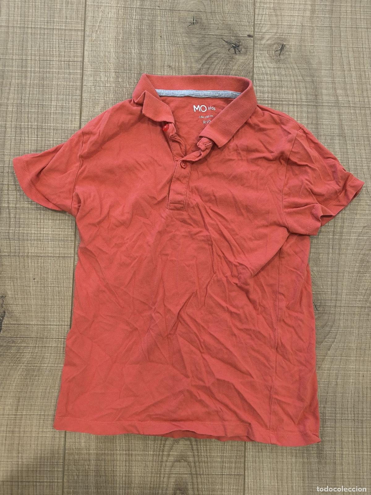 Segunda mano: Polo Ni&ntilde;o Coral MO Kids Talla 9-10 A&ntilde;os &ndash; Manga Corta Piqu&eacute; de Algod&oacute;n