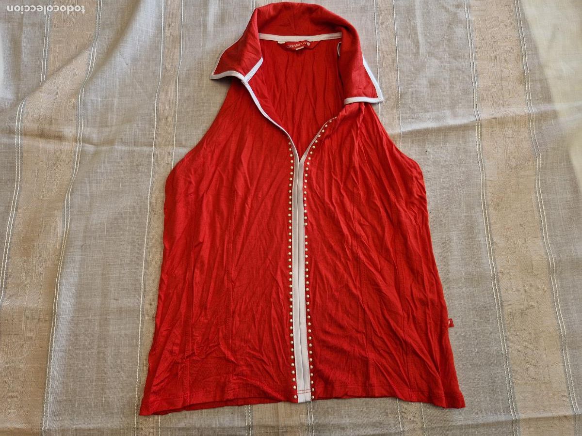 Segunda mano: BONITA BLUSA PARA MUJER. COLOR ROJO. TALLA M
