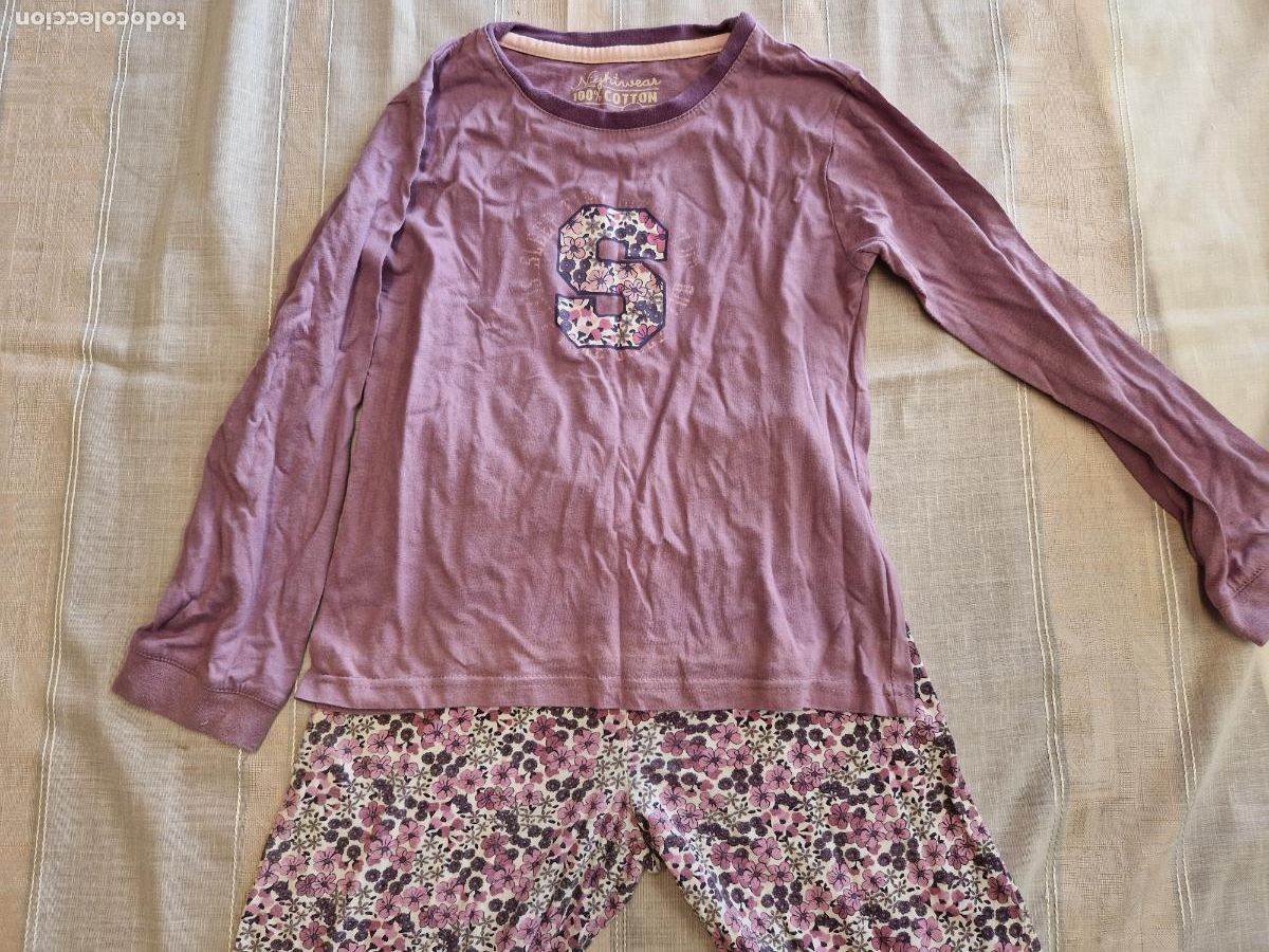 Segunda mano: BONITO CONJUNTO PARA NI&Ntilde;A. PANTALON+JERSEI. COLOR MORADO. TALLA 7