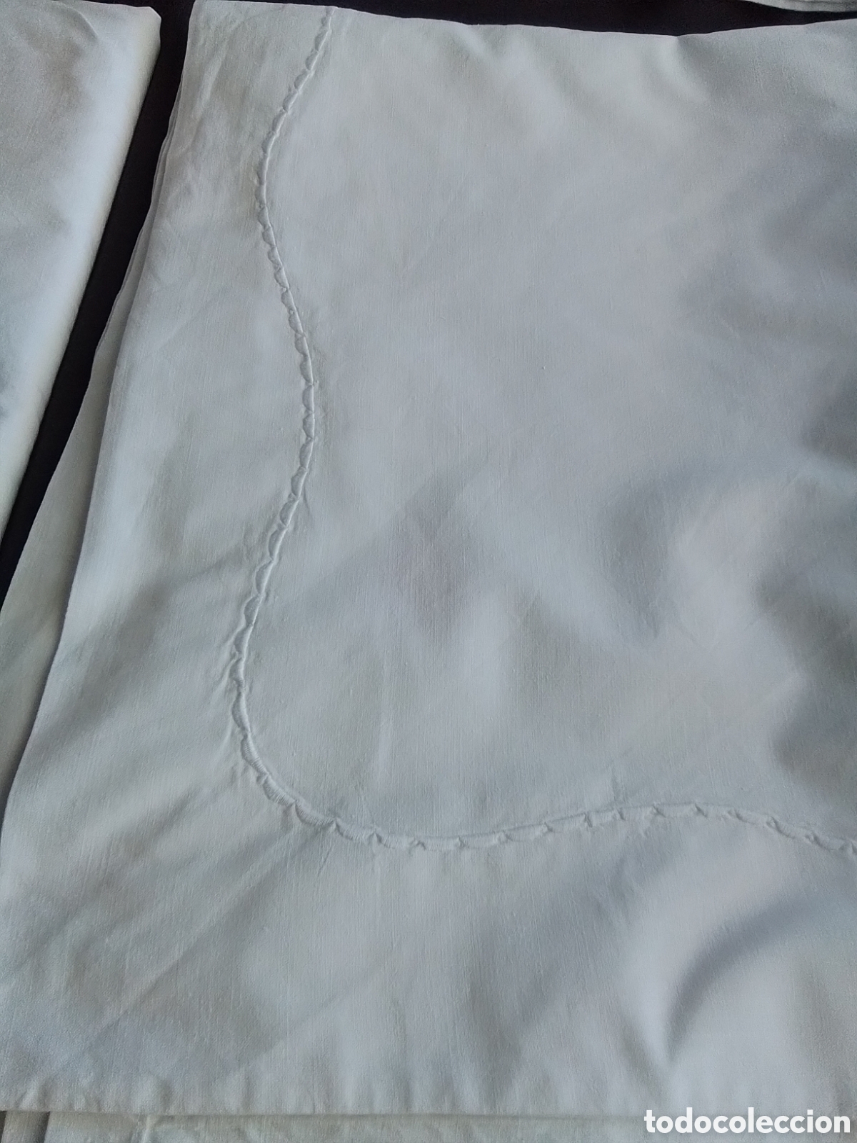 Segunda mano: Juegos de cama antiguos de algod&oacute;n 100x100 - Foto 3