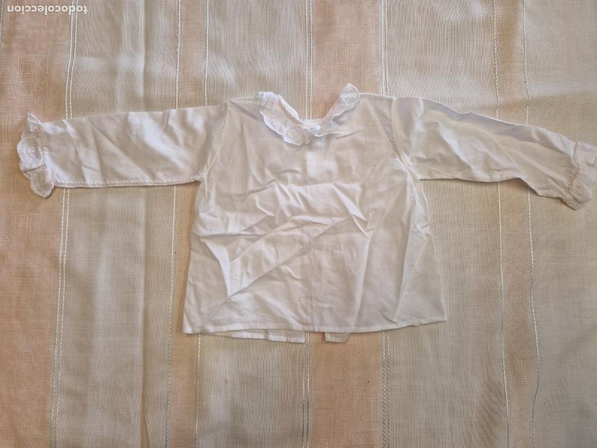 Segunda mano: BONITA CAMISA INFANTIL. RECIEN NACIDA.PARA NI&Ntilde;A. COLOR BLANCO