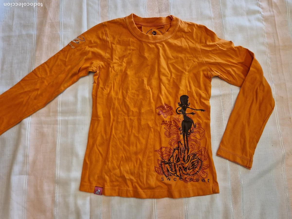 Segunda mano: BONITO JERSEI INFANTIL. COLOR NARANJA. TALLA 10