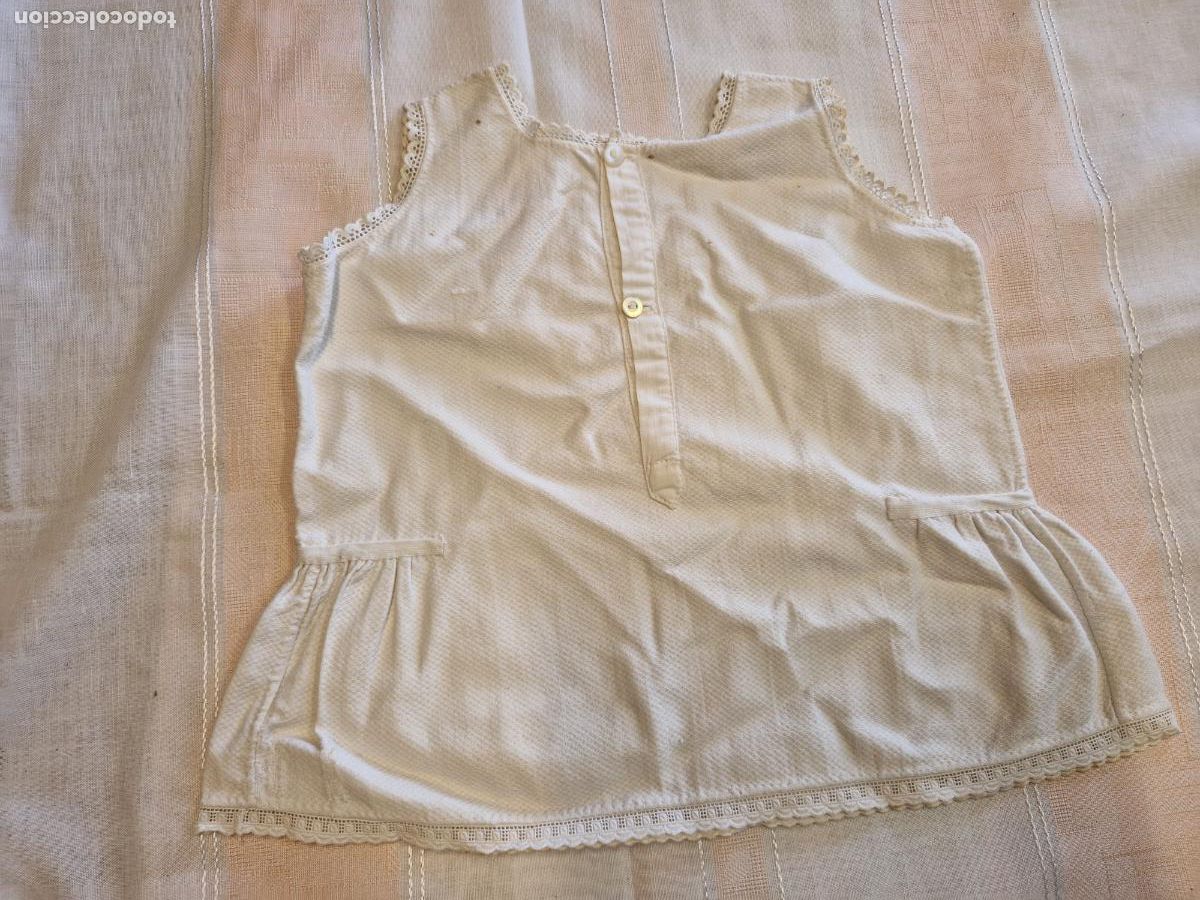Segunda mano: BONITO VESTIDO INFANTIL. COLOR BLANCO. TALLA UNICA