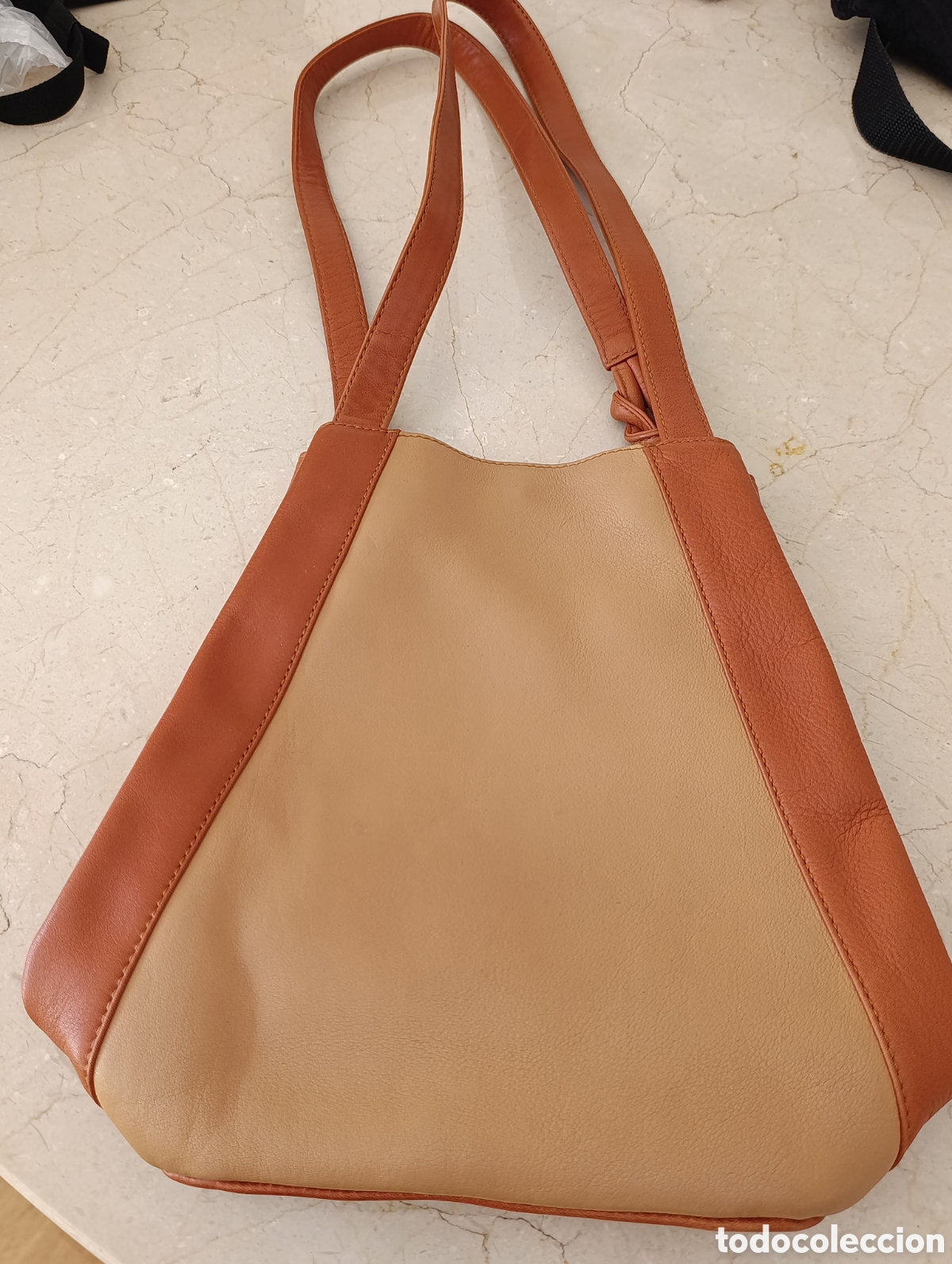 Segunda mano: Bolsa piel aut&egrave;ntica - Foto 2