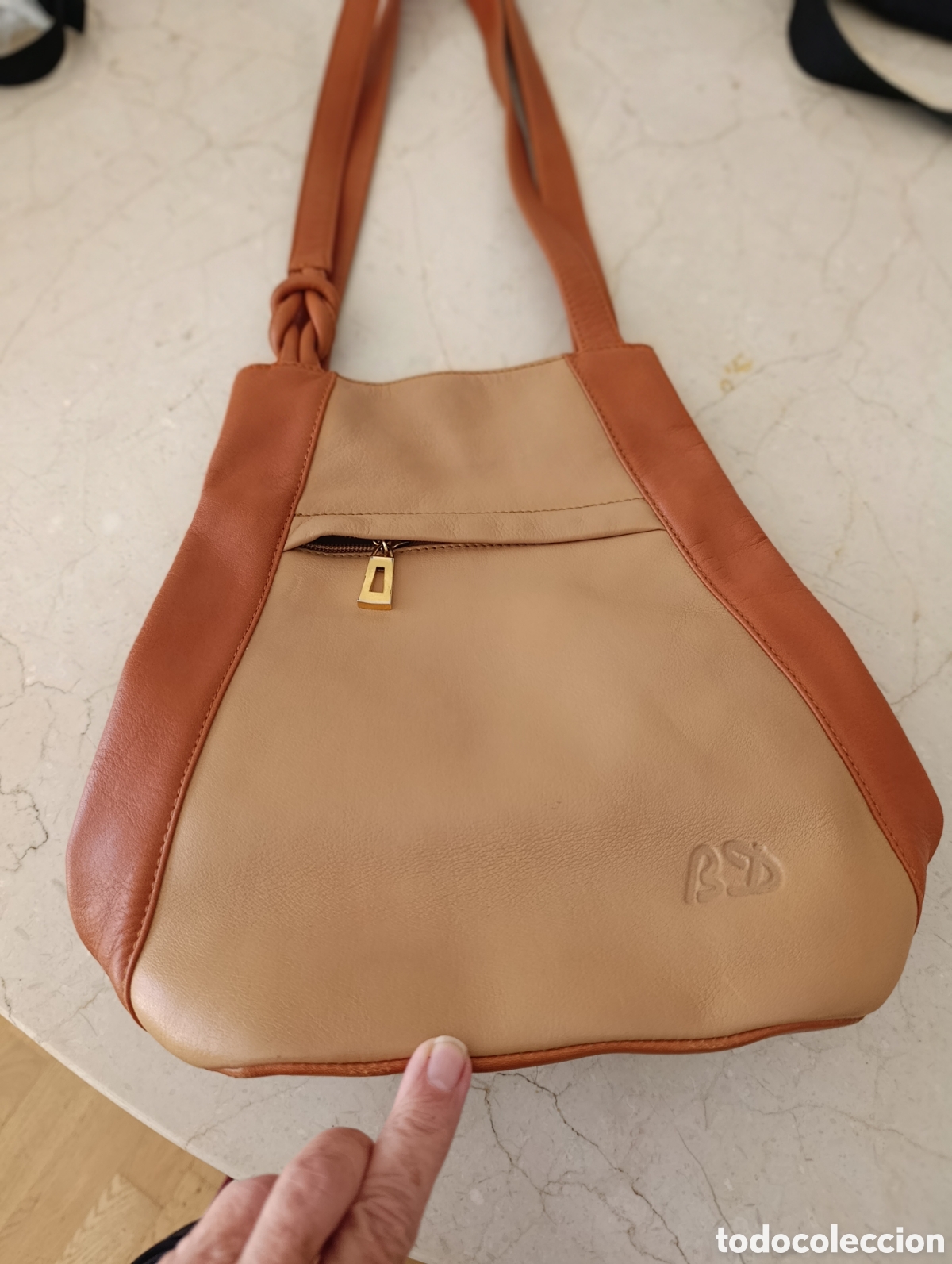 Segunda mano: Bolsa piel aut&egrave;ntica - Foto 3