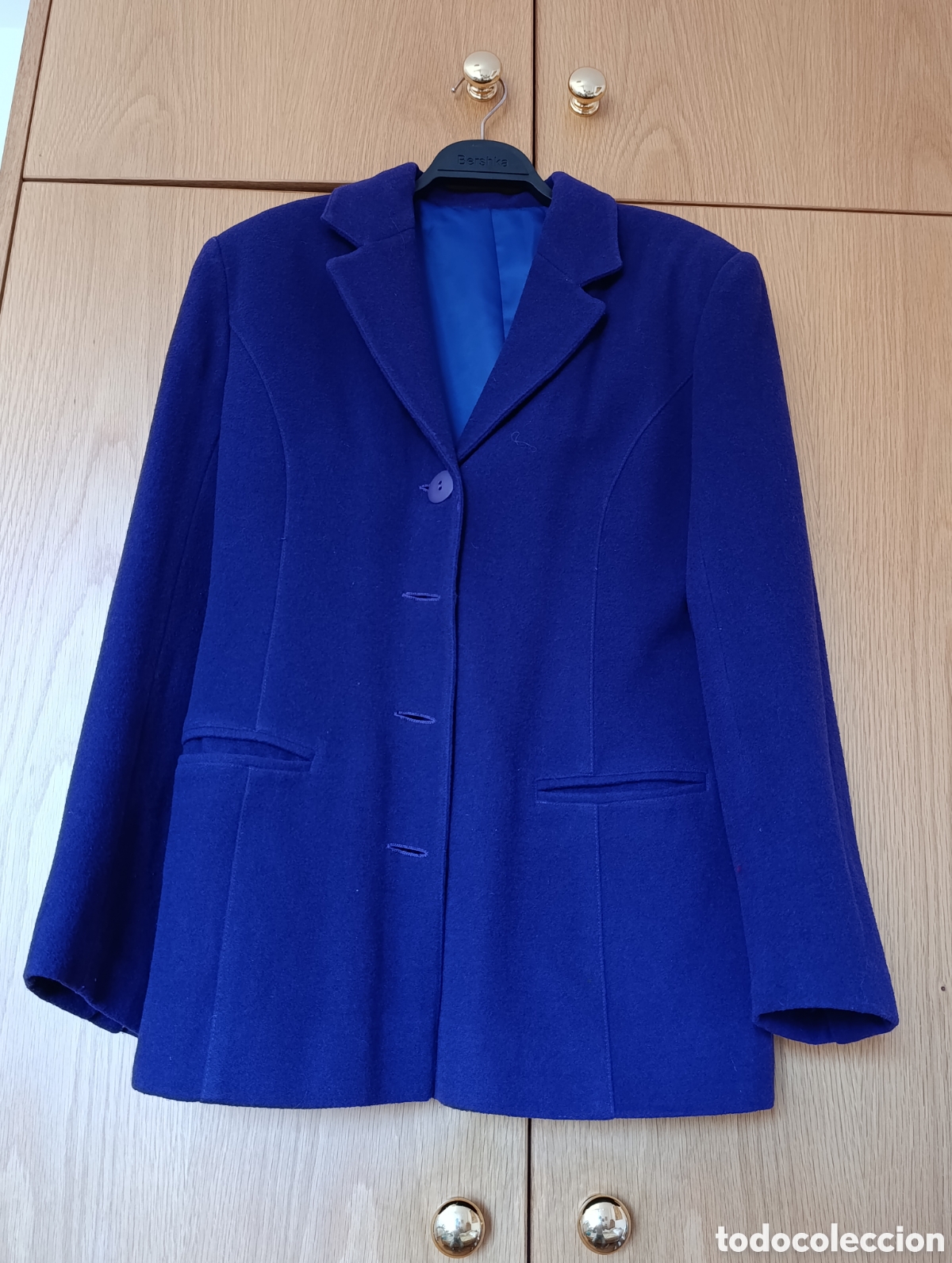 Segunda mano: Chaqueta de lana color azulon