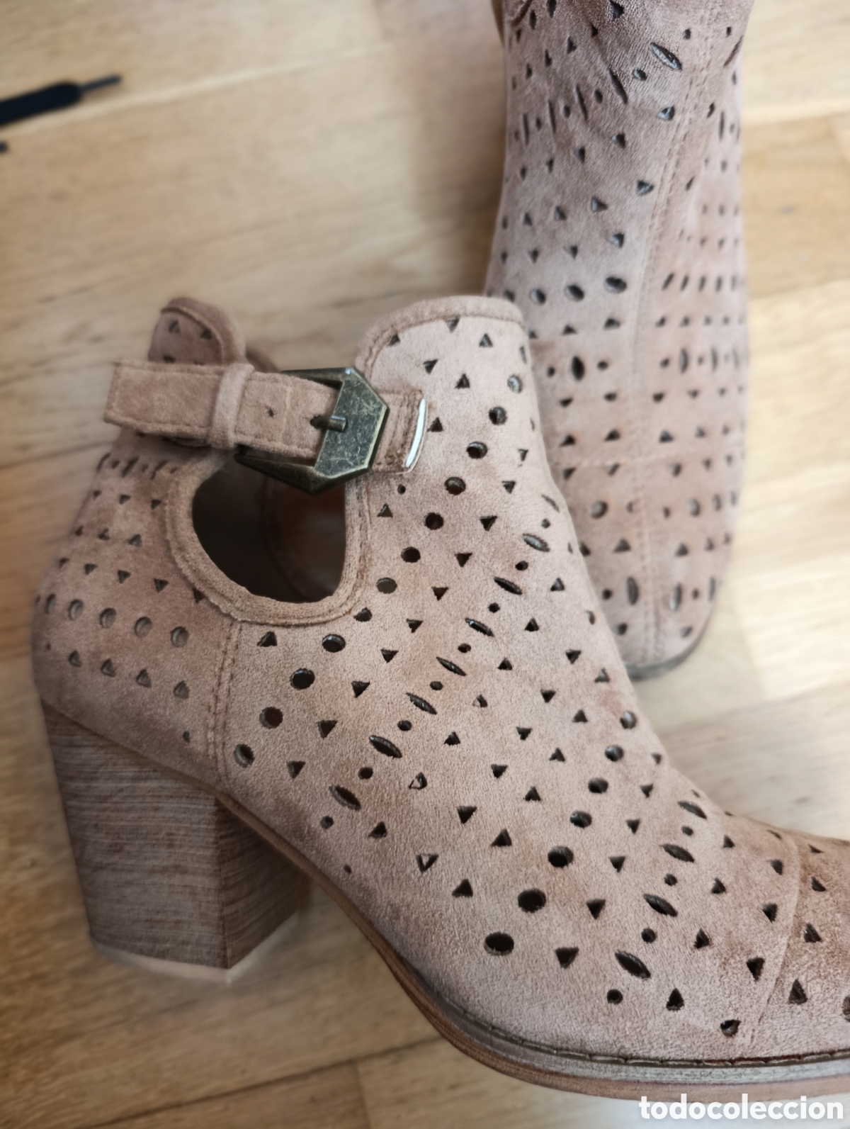 Segunda mano: Botines de ante beig - Foto 2
