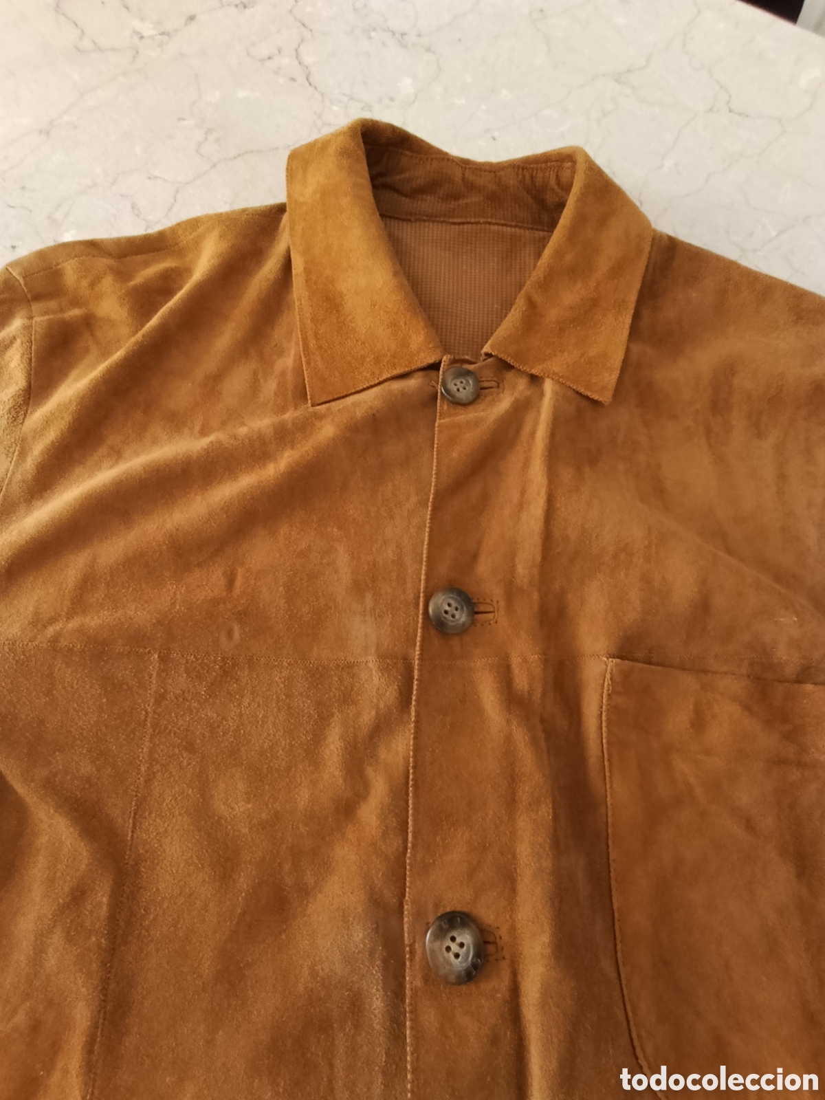 Segunda mano: Chaqueta de ante aut&egrave;ntico - Foto 6