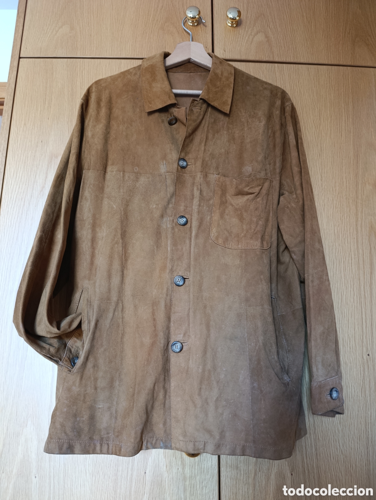 Segunda mano: Chaqueta de ante aut&egrave;ntico