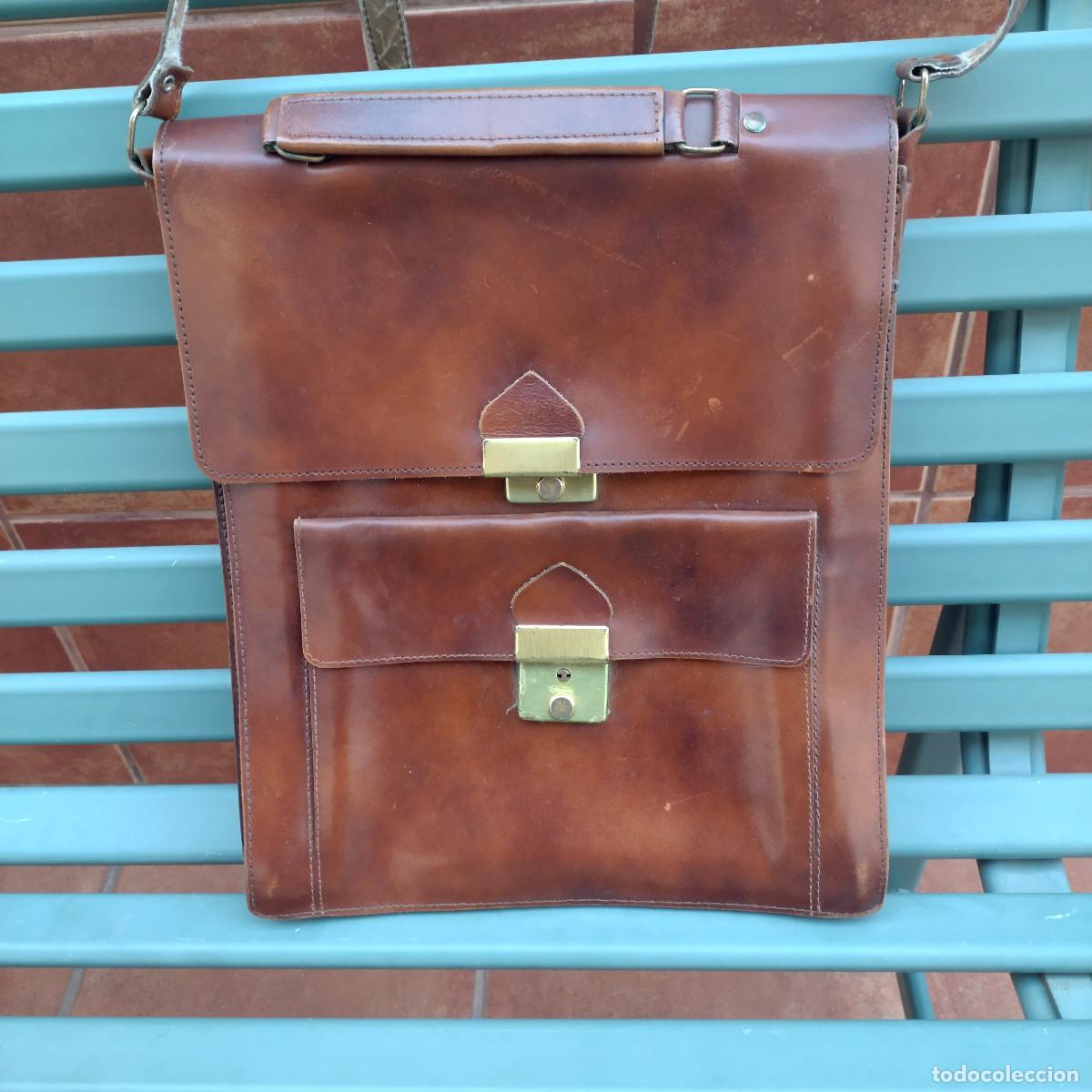 Segunda mano: Cartera de cuero para documentos y libros - Foto 2