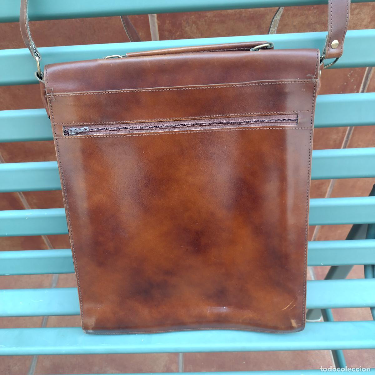 Segunda mano: Cartera de cuero para documentos y libros - Foto 3