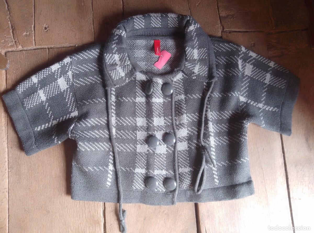 Segunda mano: Chaqueta punto de manga corta tonos grises. Vero moda. Talla L