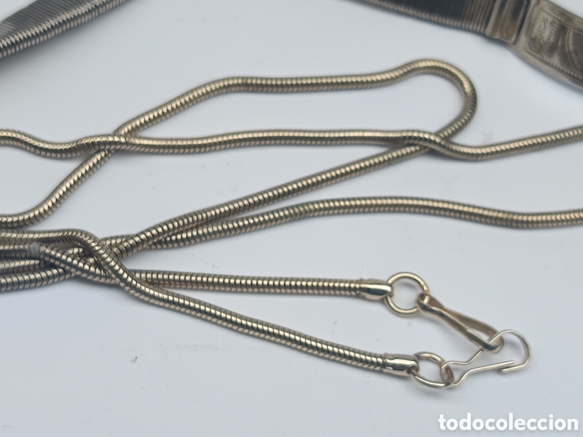 Segunda mano: Cintur&oacute;n flexible mujer vintage y cadena para bolso - Foto 3