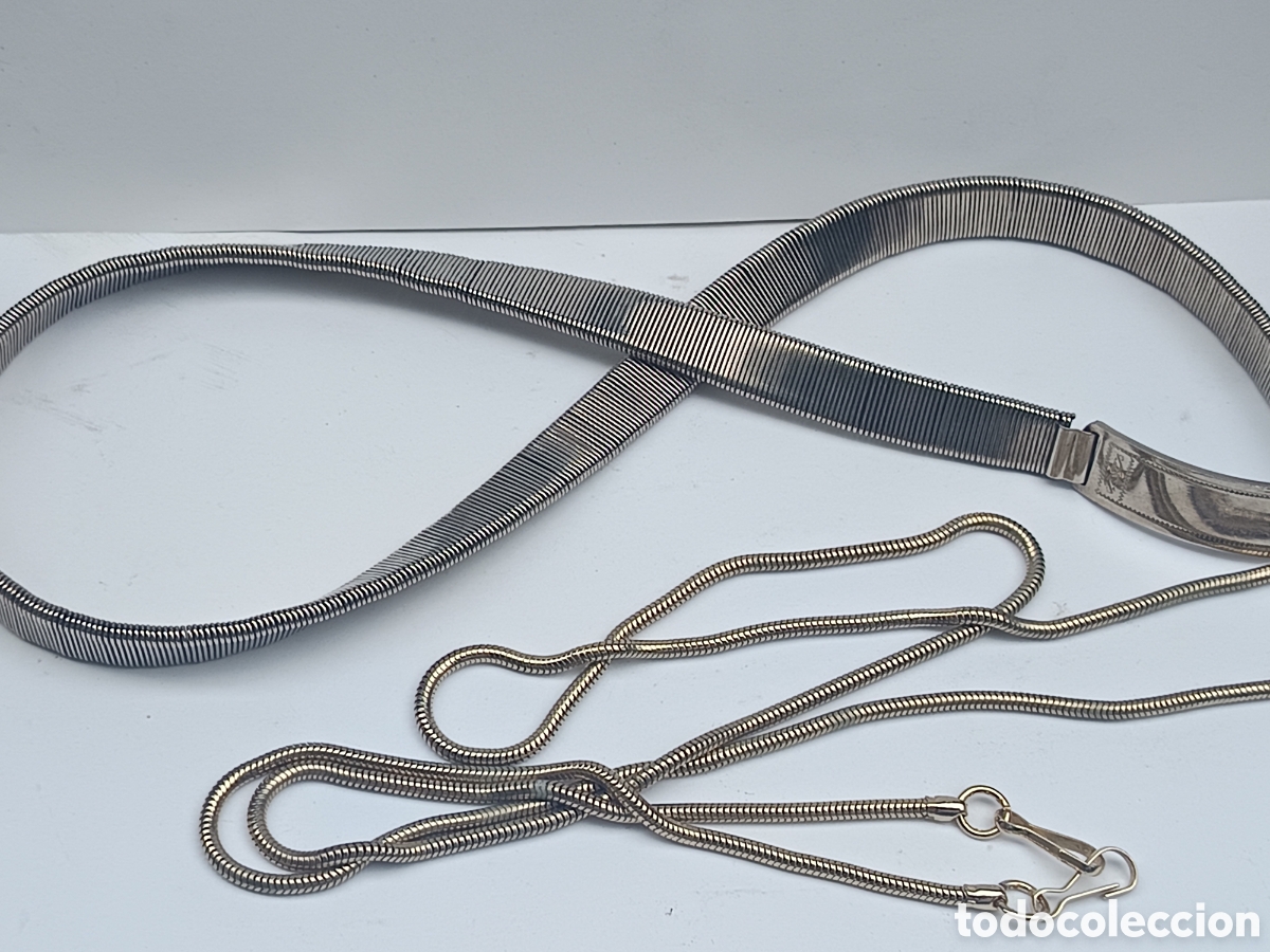 Segunda mano: Cintur&oacute;n flexible mujer vintage y cadena para bolso - Foto 4