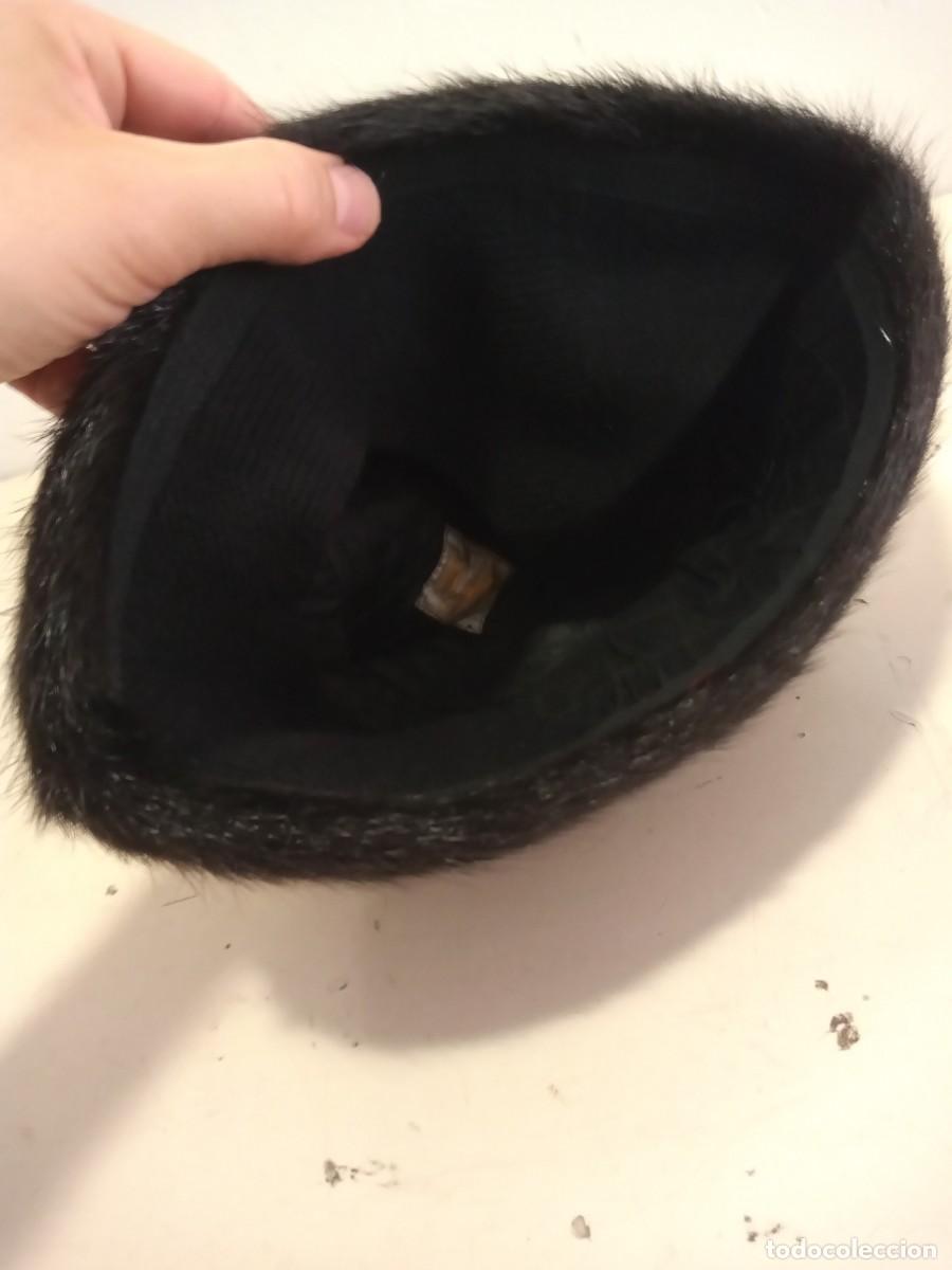 Segunda mano: GORRO DE PIEL NEGRO ORIGINAL - Foto 3