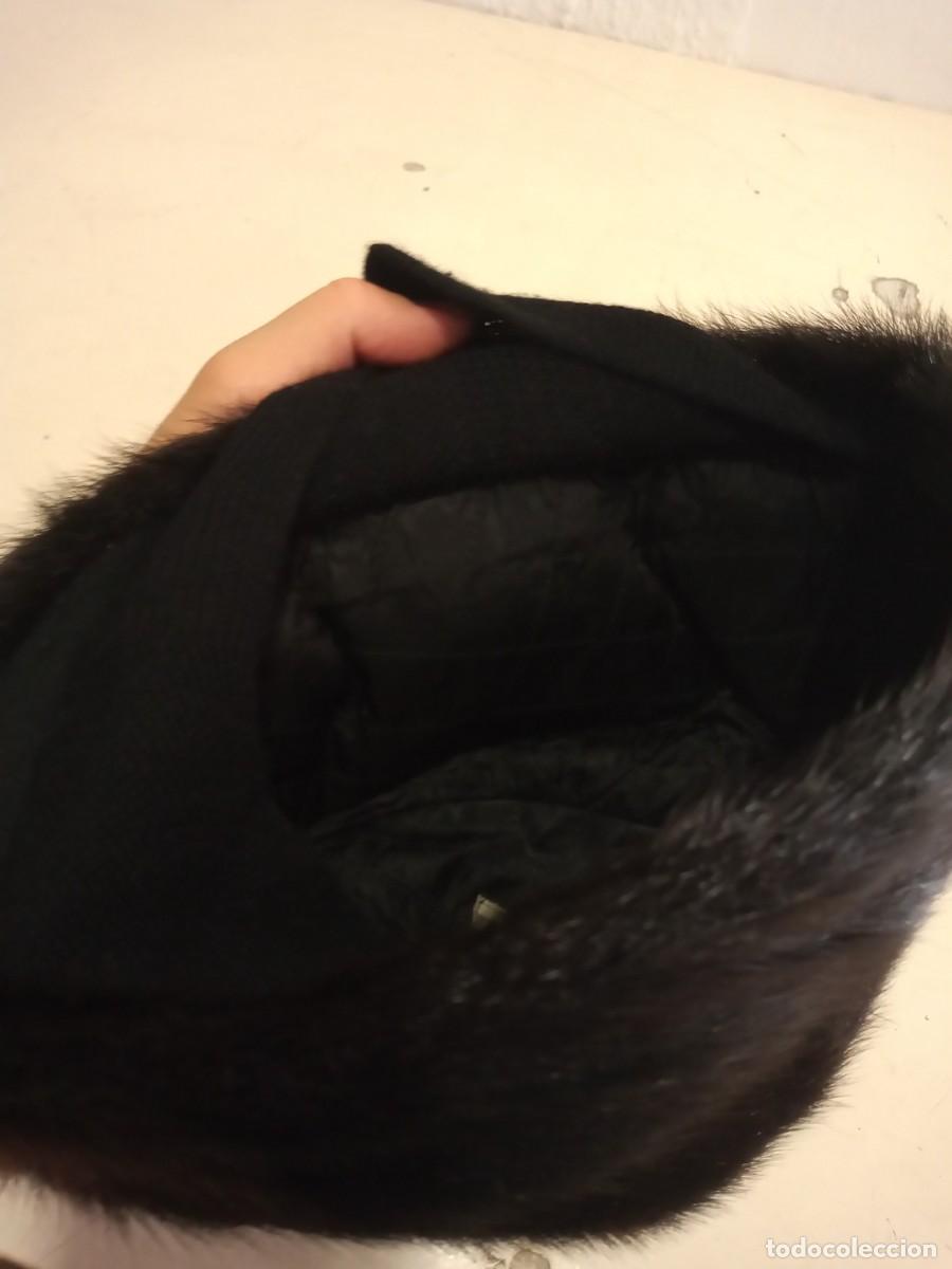 Segunda mano: GORRO DE PIEL NEGRO ORIGINAL - Foto 7