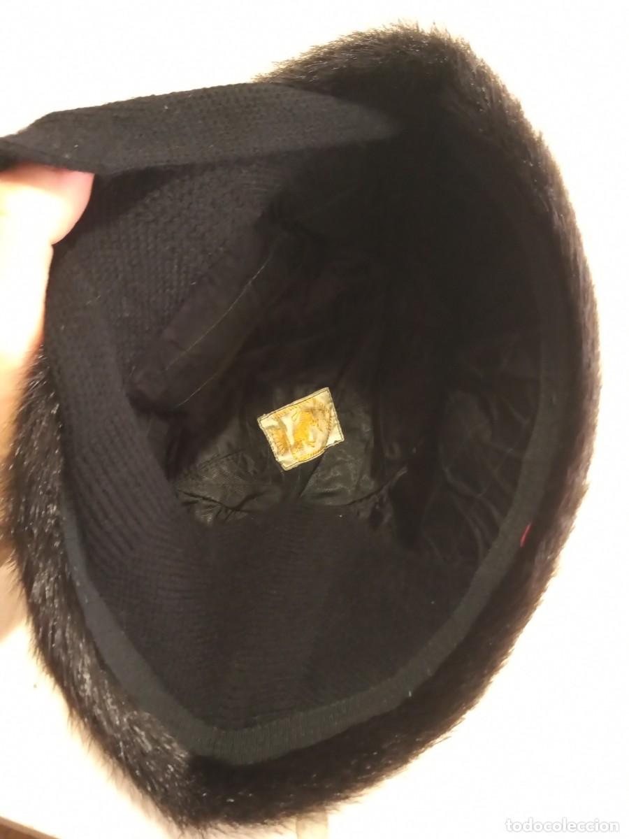Segunda mano: GORRO DE PIEL NEGRO ORIGINAL - Foto 8