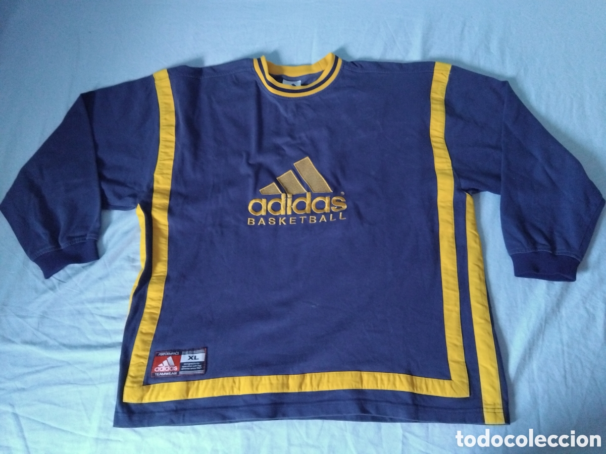 Segunda mano: Sudadera Adidas Basketball a&ntilde;os 90 / talla XL