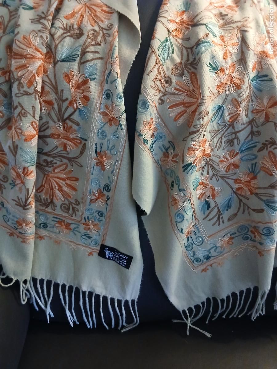 Segunda mano: Pashmina ,chal lana Cashmere - Foto 1