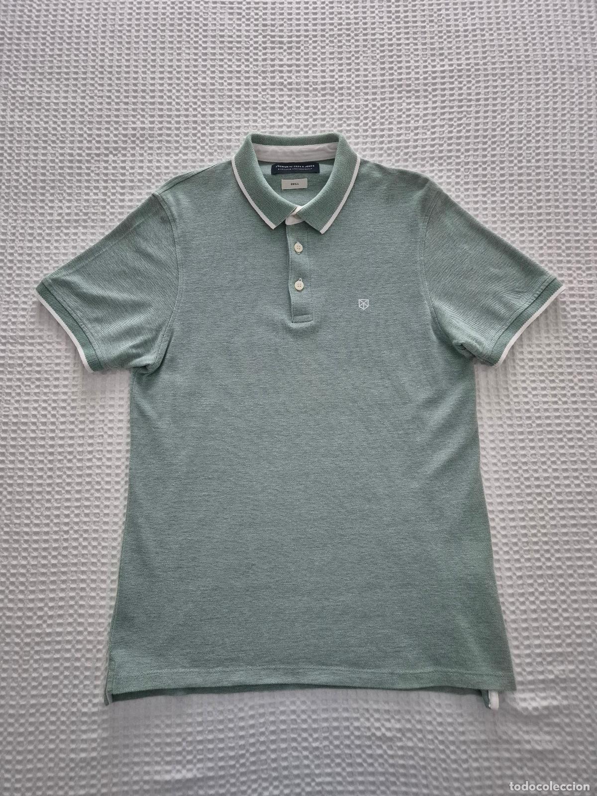 Segunda mano: Polo verde y blanco Jack & Jones