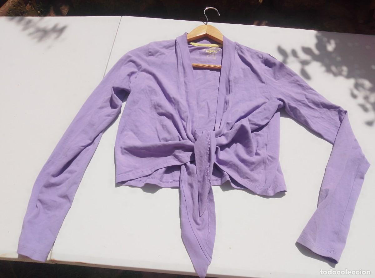 Segunda mano: Bolero c&aacute;rdigan anudado. Lila. Pepperts. Talla S