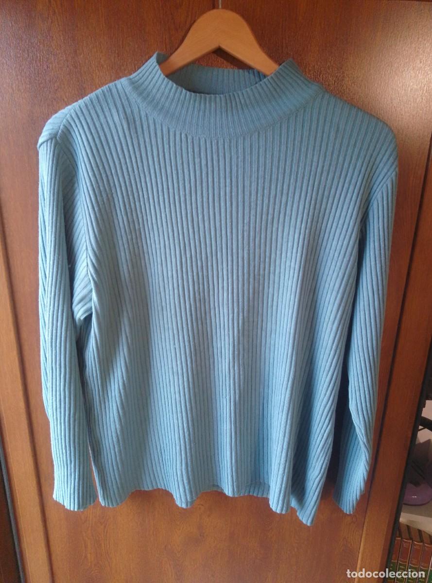 Segunda mano: Jersey su&eacute;ter de canal&eacute; con cuello perkins. Talla L