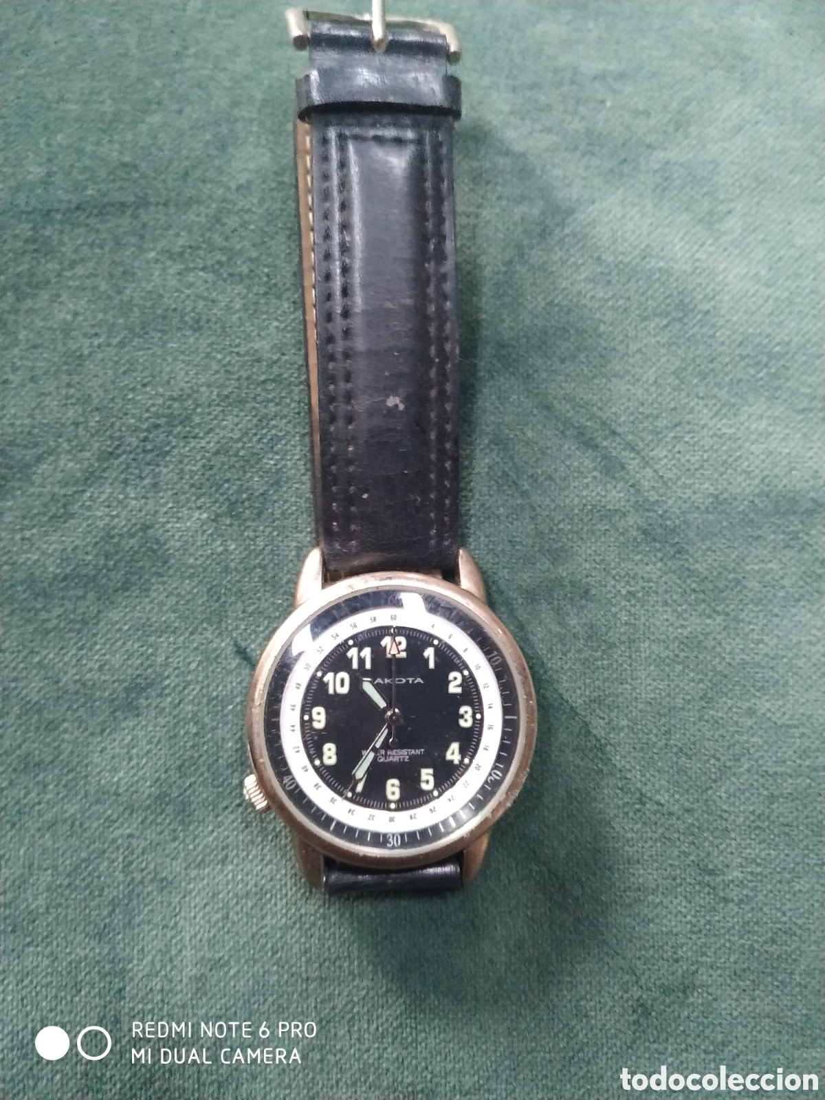Segunda mano: Reloj pulsera caballero de piel