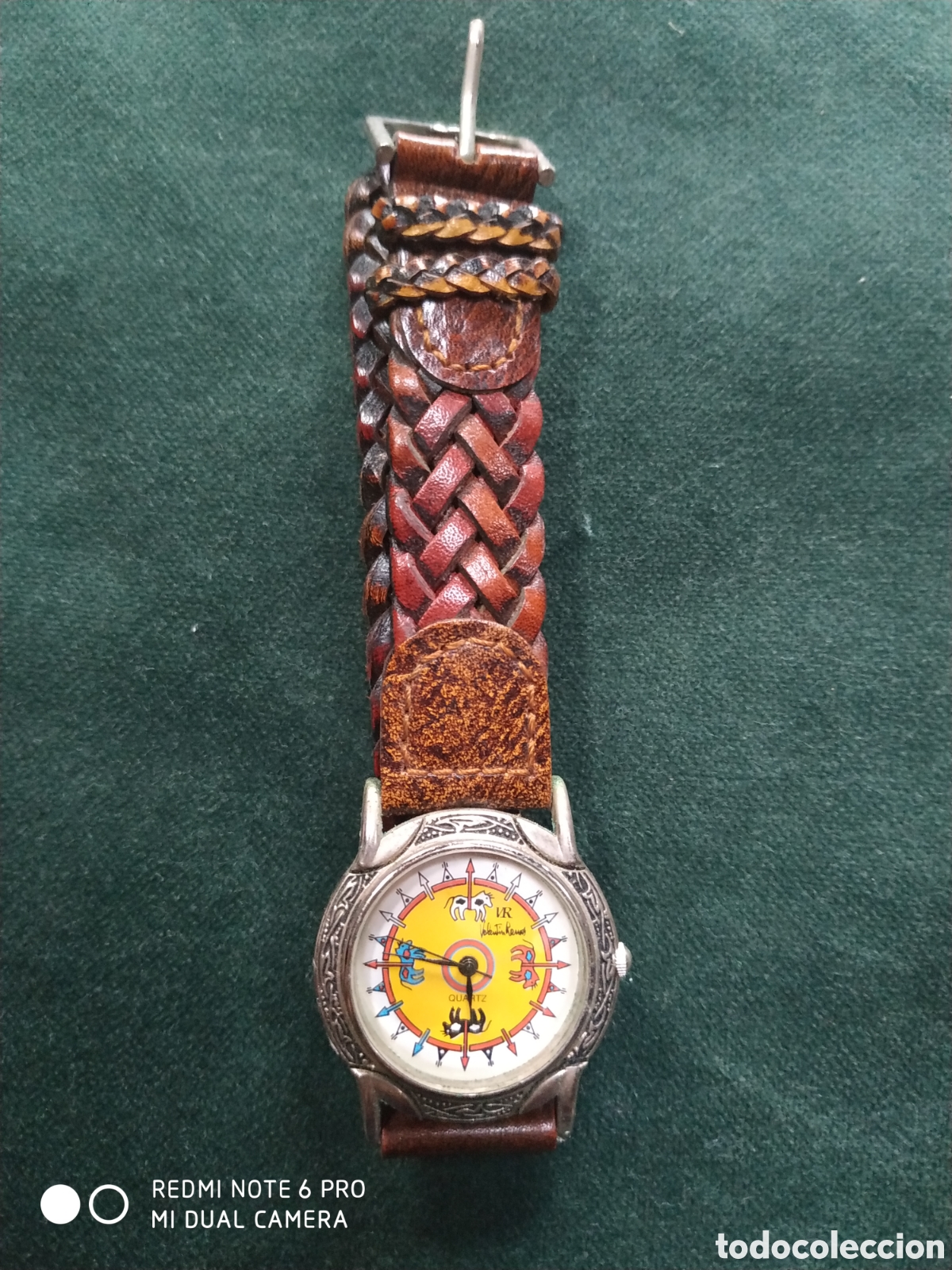 Segunda mano: Reloj pulsera piel trenzada