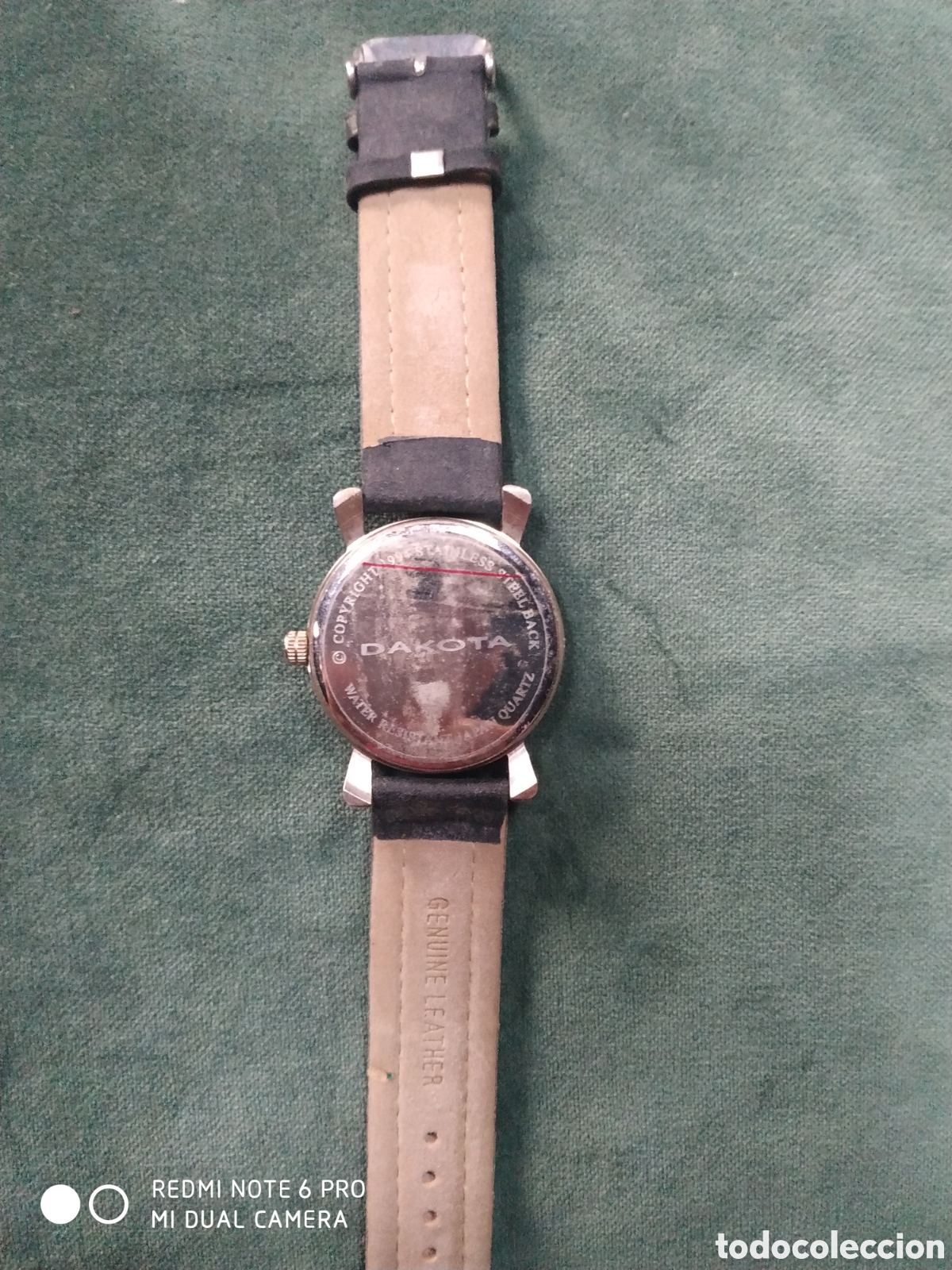 Segunda mano: Reloj pulsera piel n&uacute;mero fluorescente - Foto 3