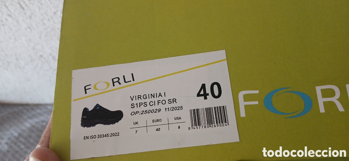 Segunda mano: Zapatos de seguridad Forli - Foto 6