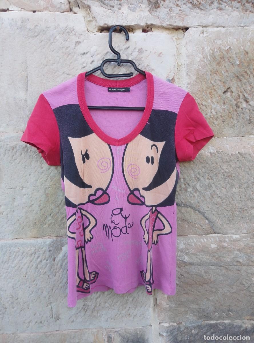 Segunda mano: Divertida camiseta de manga corta. Ciudad Campus. Talla L